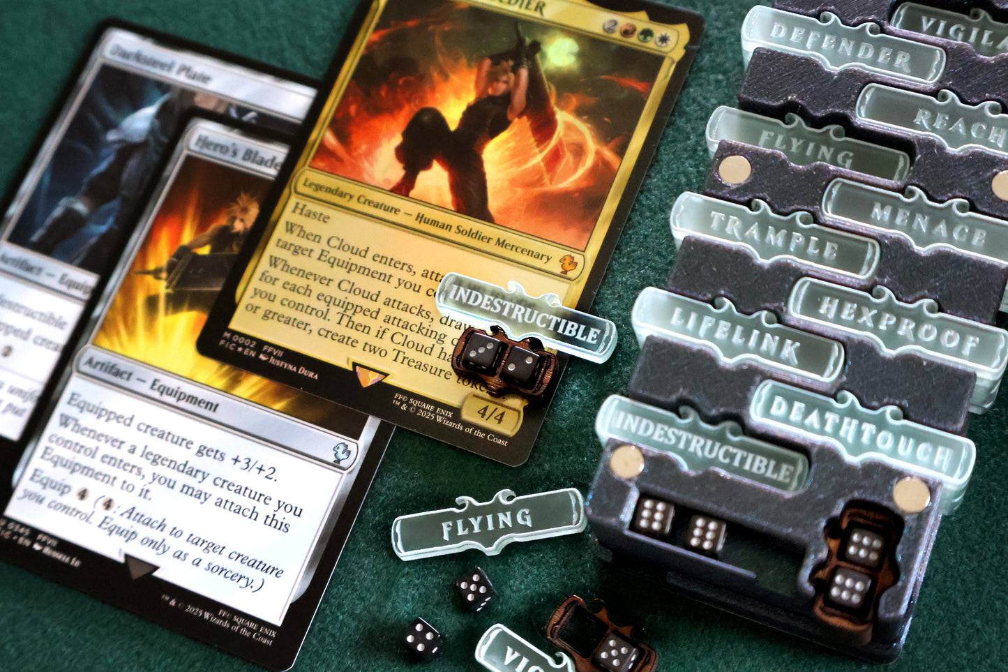 Dragon Head Game Accessories - Magic: The Gathering - Core Status Token Set